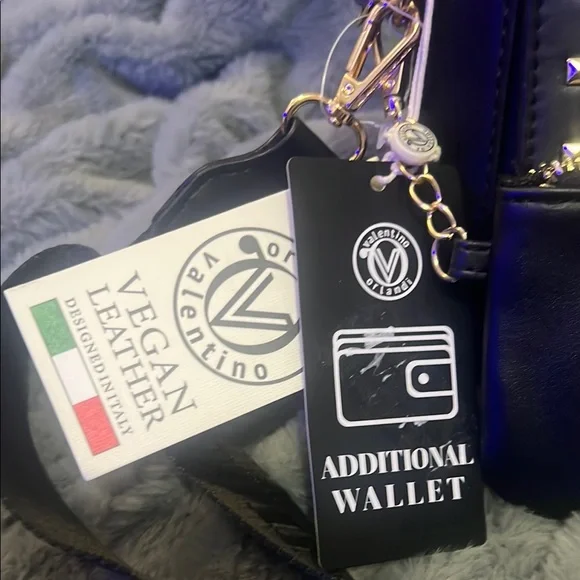 Valentino Orlandi Purse & Wallet  Gold Studs Shoulder/Handbag/Crossbody NWT - Picture 9 of 9